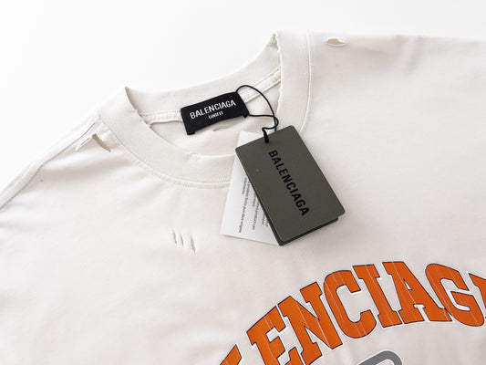 BALENCIAGA MAISON FOUNDE WHITE T-SHIRT