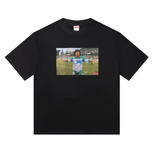 SUPREME MARADONA BLACK T-SHIRT