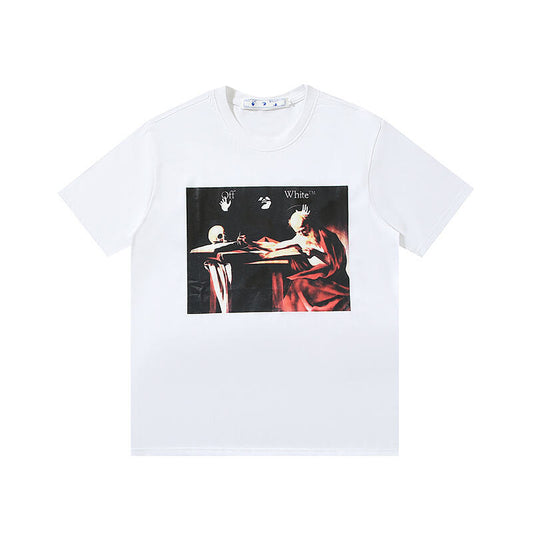 OFF WHITE CARAVAGGIO WHITE T-SHIRT