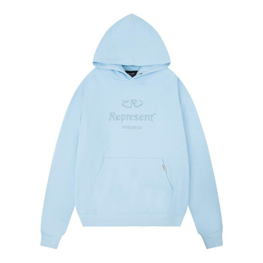 REPRESENT WORLWIDE BABY BLUE HOODIE
