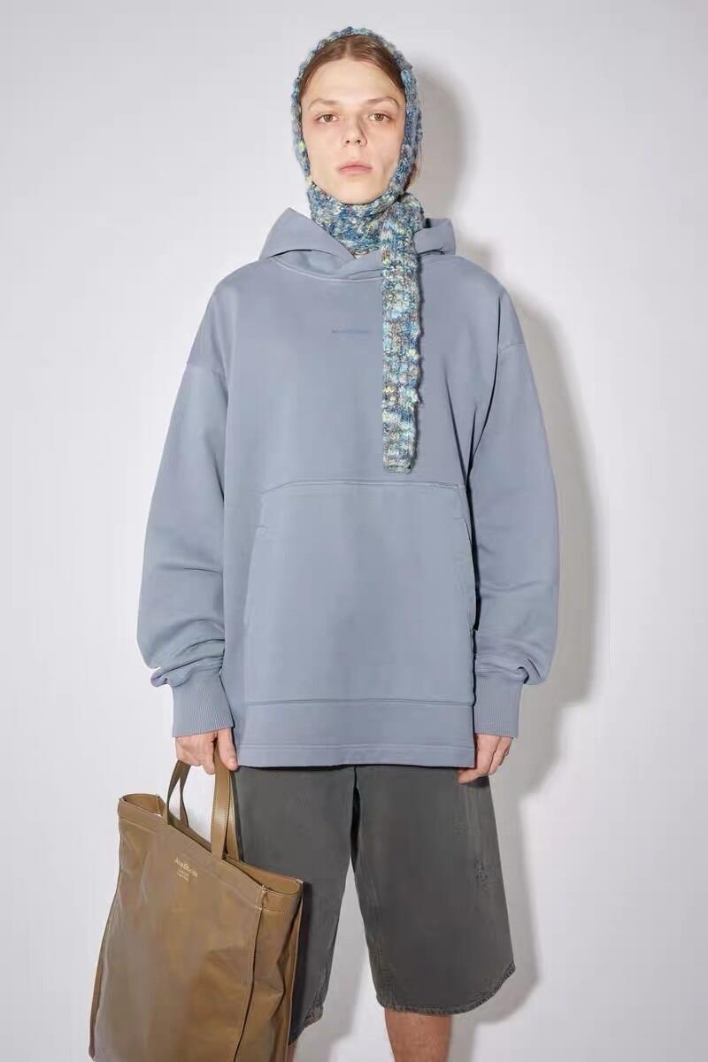 ACNE STUDIOS BASIC STEEL GREY HOODIE
