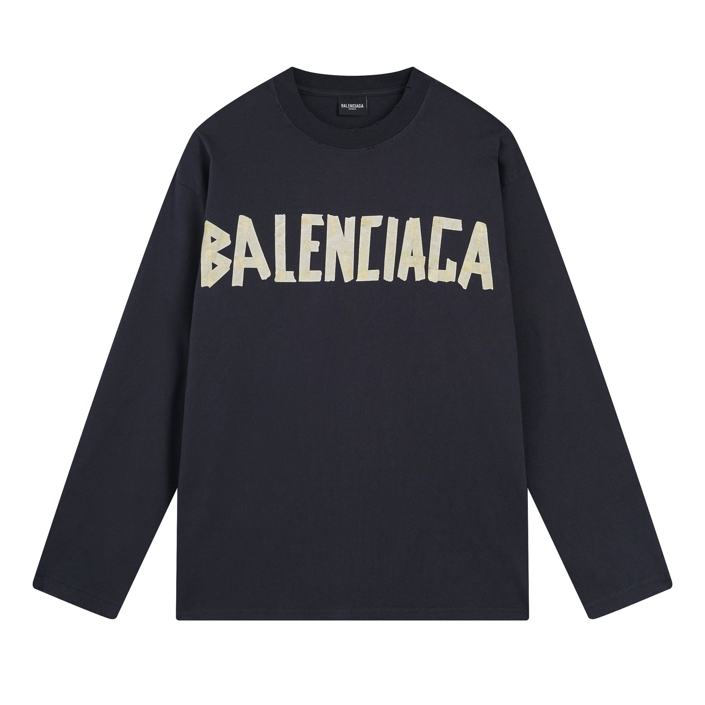 BALENCIAGA LONG SLEEVE TAPE T-SHIRT