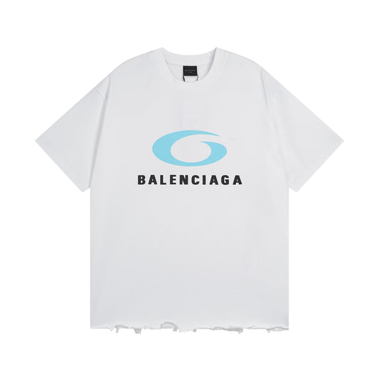 BALENCIAGA LOOP SPORT ICON WHITE T-SHIRT