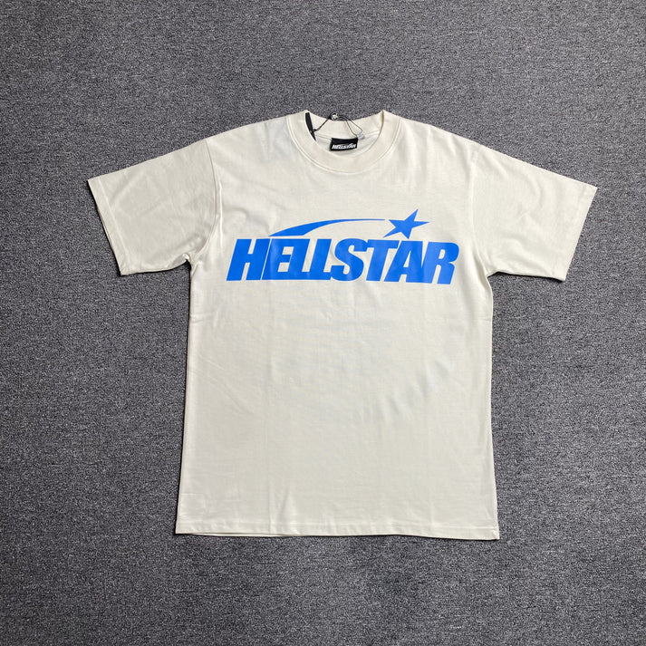 HELLSTAR CLASIC GEL PRINT BLUE T-SHIRT