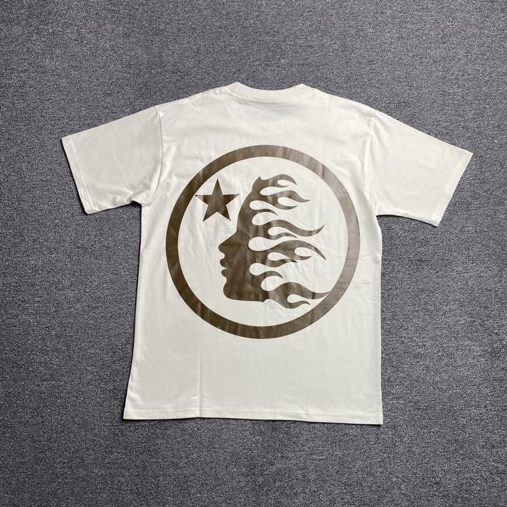 HELLSTAR CLASIC GEL PRINT BROWN T-SHIRT