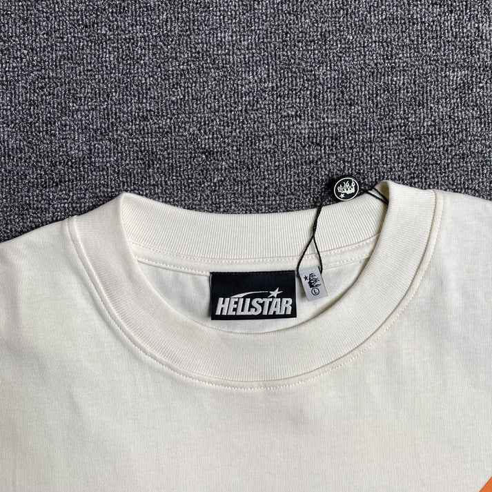 HELLSTAR CLASIC GEL PRINT BROWN T-SHIRT