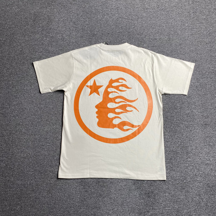 HELLSTAR CLASIC GEL PRINT ORANGE T-SHIRT
