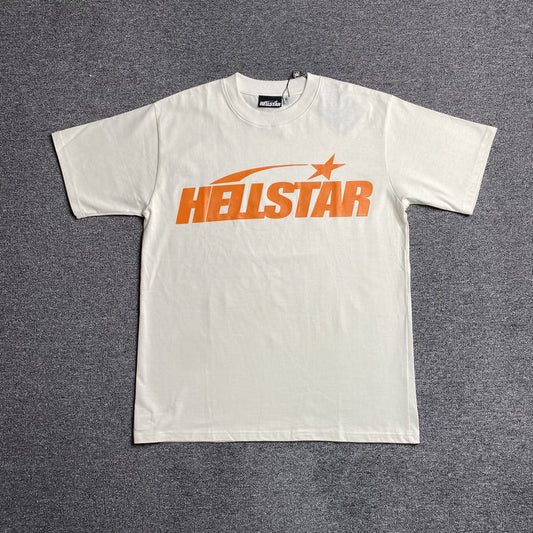 HELLSTAR CLASIC GEL PRINT ORANGE T-SHIRT