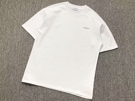 OFF WHITE SPRAY ARROW WHITE T-SHIRT
