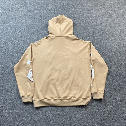 SP5DER BELUGA HEATHER SAND HOODIE