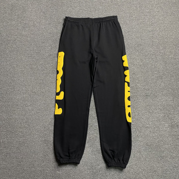 SP5DER BELUGA ONYX YELLOW PANTS