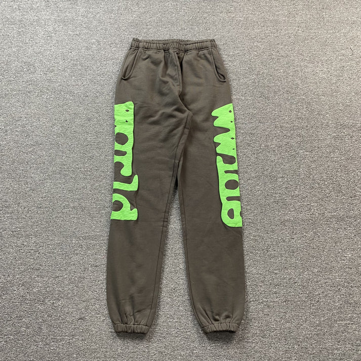 SP5DER BELUGA SLATE GREY GREEN PANTS