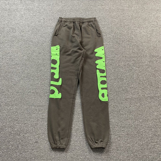 SP5DER BELUGA SLATE GREY GREEN PANTS
