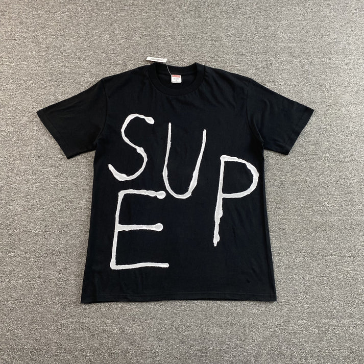 SUPREME PAINTED BLACK T-SHIRT