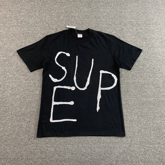 SUPREME PAINTED BLACK T-SHIRT
