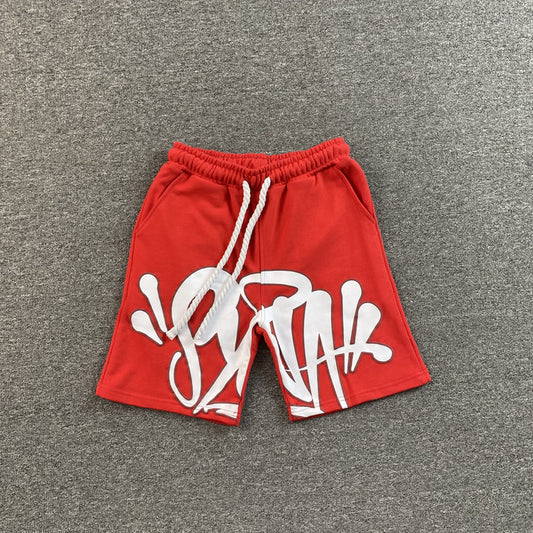 SYNA WORLD SYNA LOGO RED SHORTS