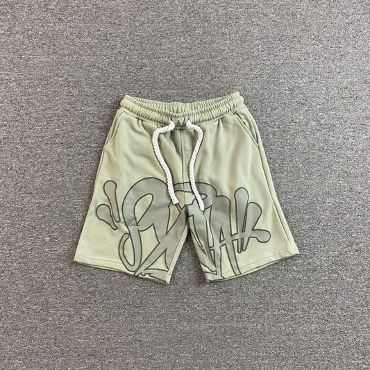 SYNA WORLD SYNA LOGO GREEN SHORTS