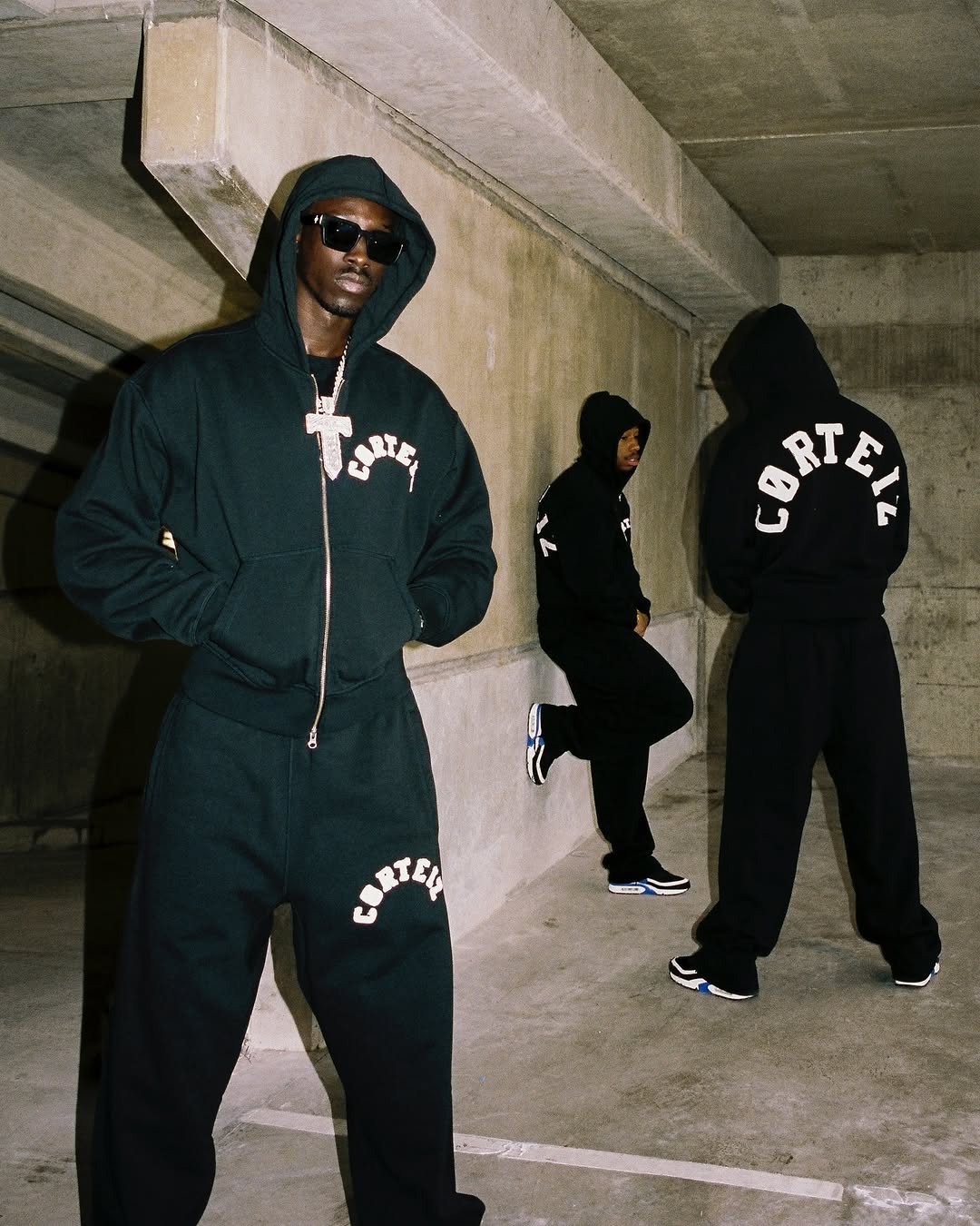 CORTEIZ COLLY ARCH BLACK TRACKSUIT