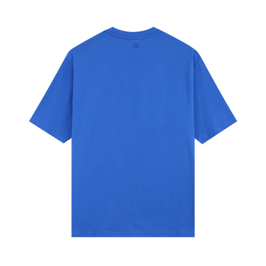 AMI PARIS BASIC BLUE T-SHIRT