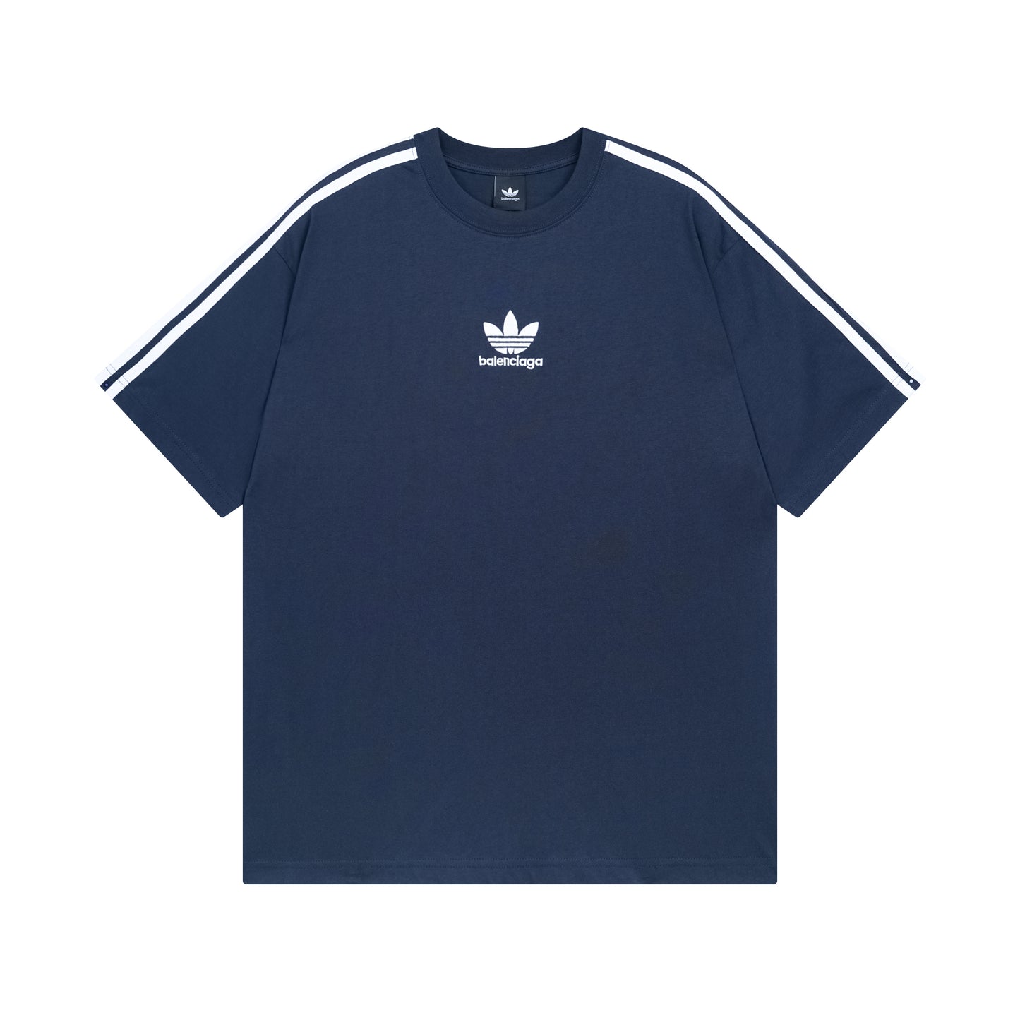 BALENCIAGA X ADIDAS DARK BLUE T-SHIRT SS22