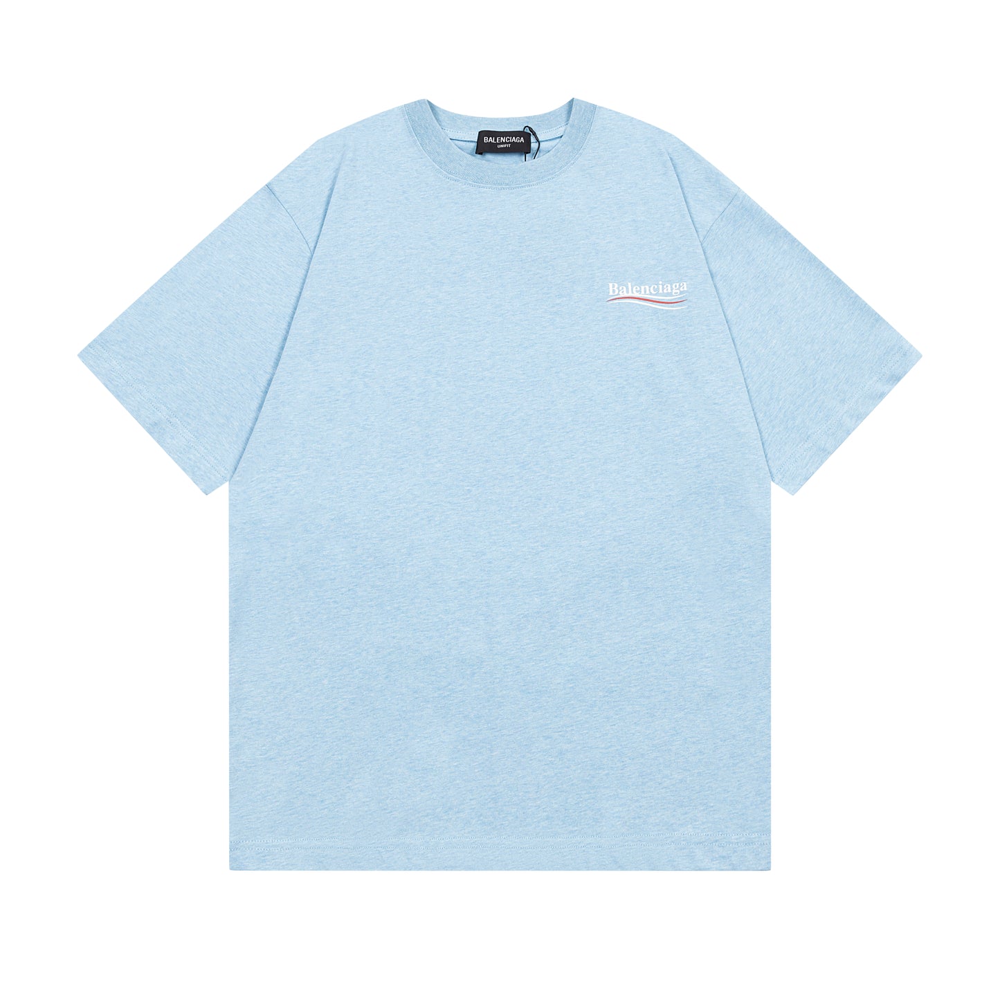 BALENCIAGA BASIC LINE BABY BLUE T-SHIRT