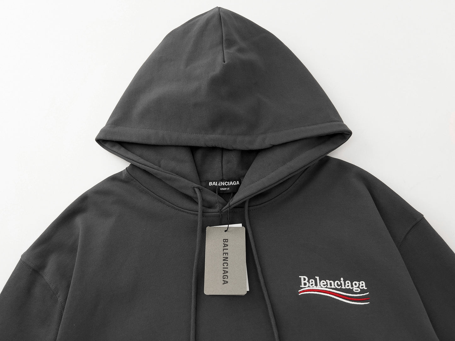 BALENCIAGA BASIC LINE BLACK HOODIE