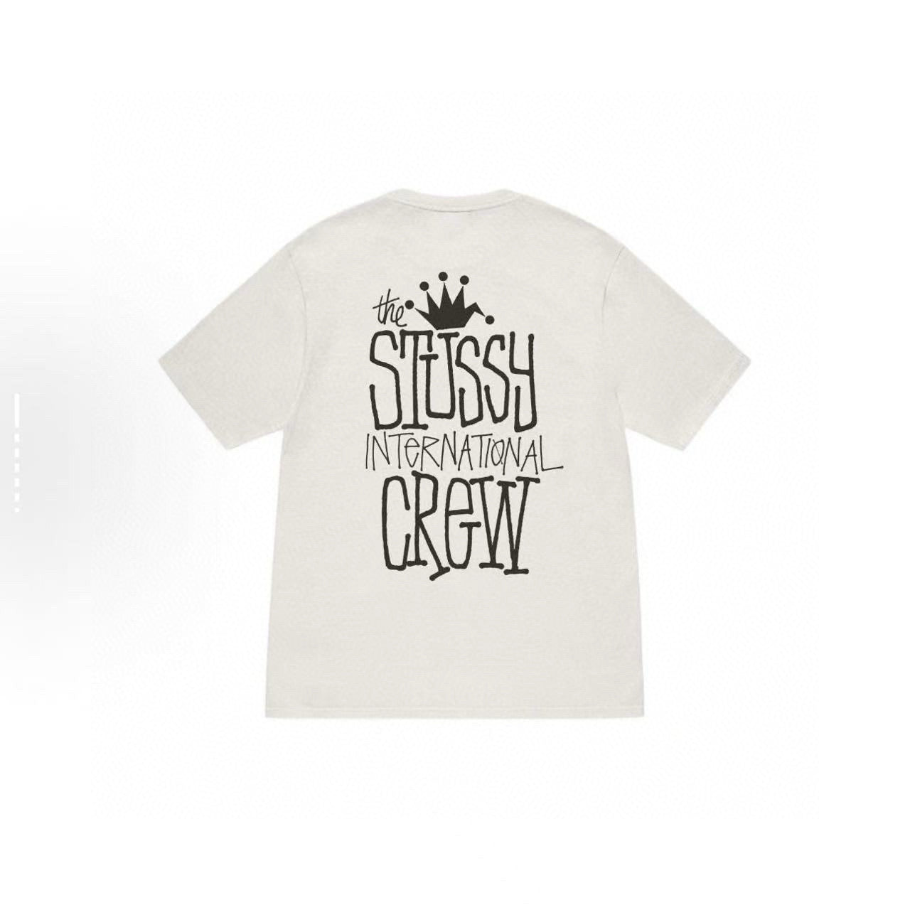 STUSSY THE CREW WHITE T-SHIRT
