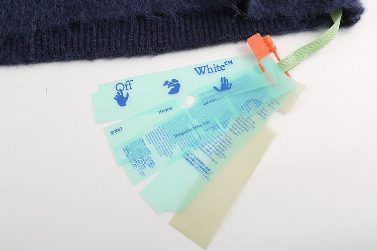 OFF WHITE BLUE GRADIENT SWEATER