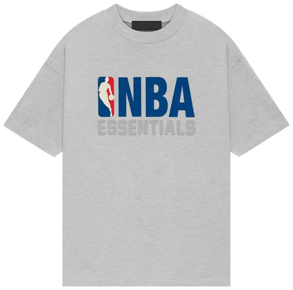 FEAR OF GODS ESSENTIALS NBA GREY TEE