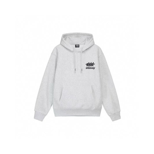 STUSSY SURFWALK GREY HOODIE