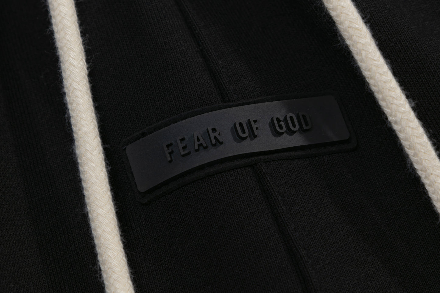 FEAR OF GODS ESSENTIALS BLACK DRAWSTRING SWEATPANT