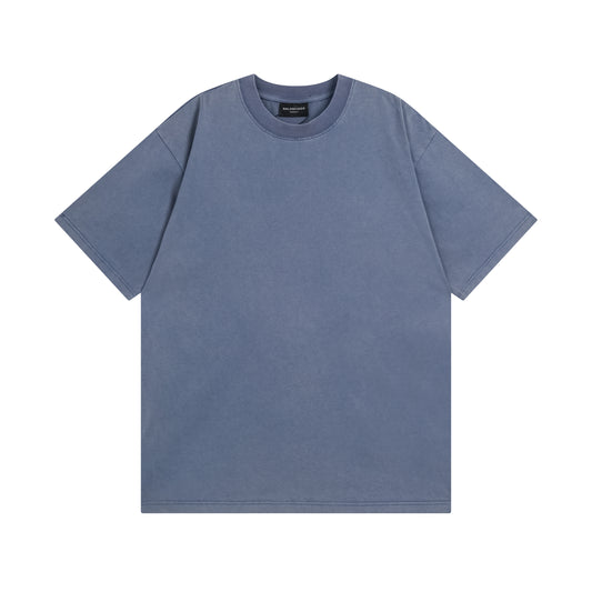 BALENCIAGA BACK BLUE T-SHIRT