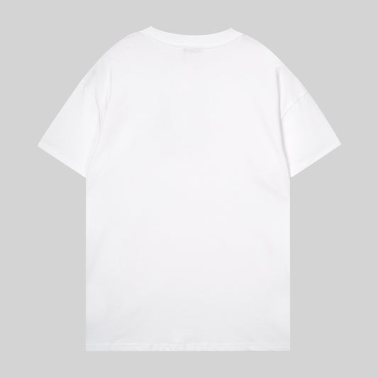 CASABLANCA RACING WHITE T-SHIRT