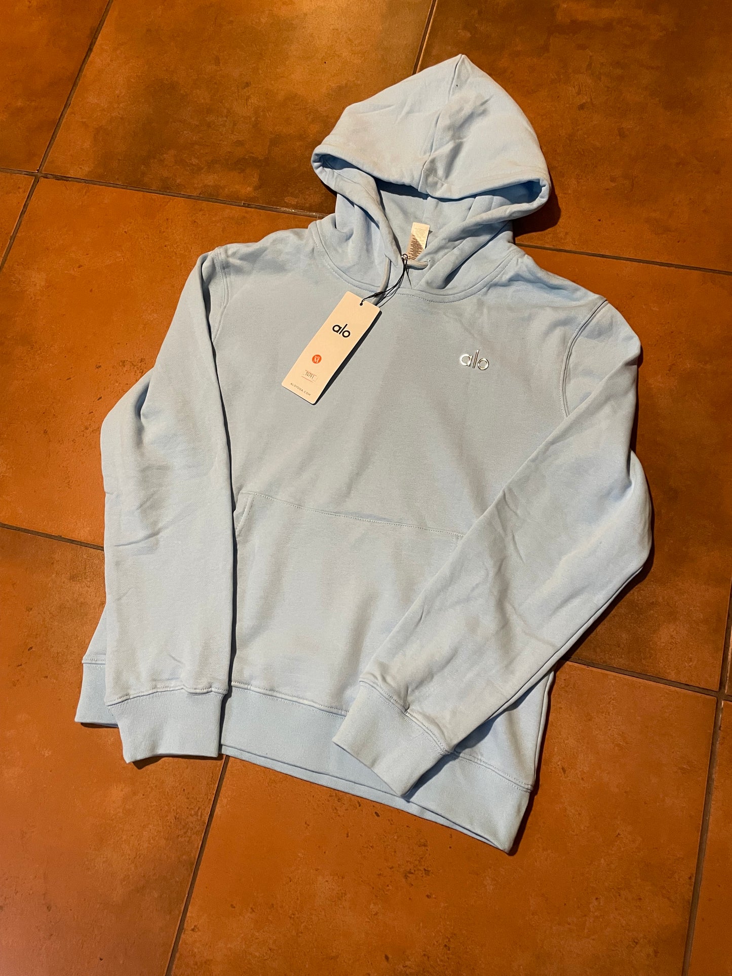 ALO HOODIE SKY BLUE TALLE S/M