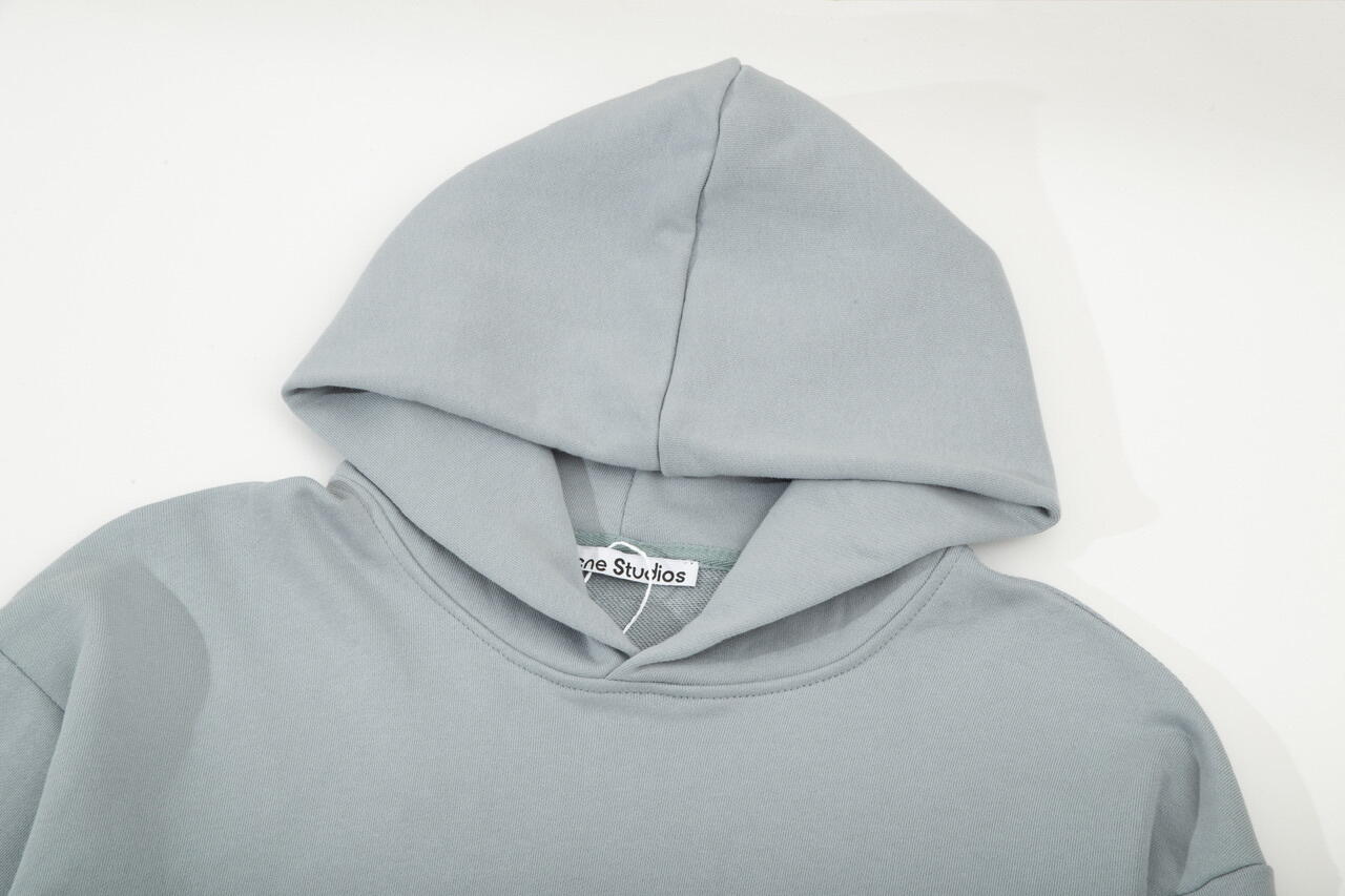 ACNE STUDIOS BASIC STEEL GREY HOODIE