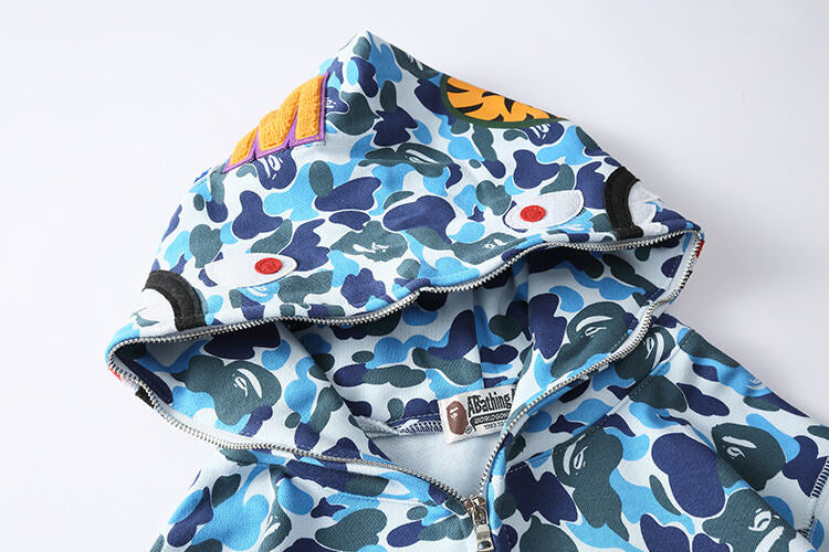 BAPE MGM BLUE ZIP HOODIE