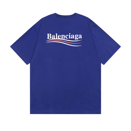 BALENCIAGA BASIC LINE BLUE T-SHIRT