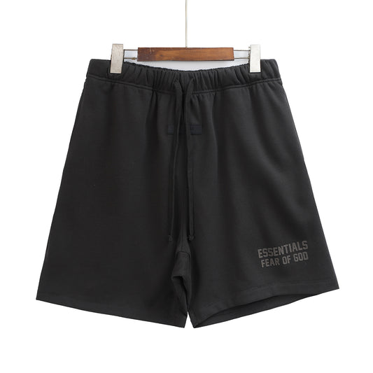 FEAR OF GODS ESSENTIALS BASIC BLACK SHORT