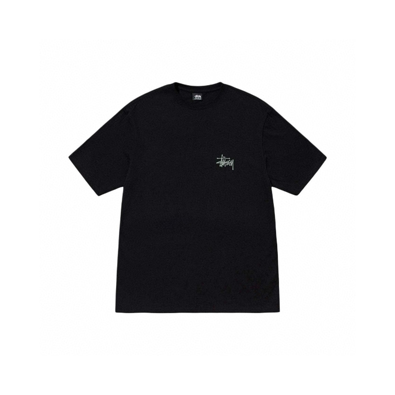 STUSSY BUILT IN USA BLACK T-SHIRT