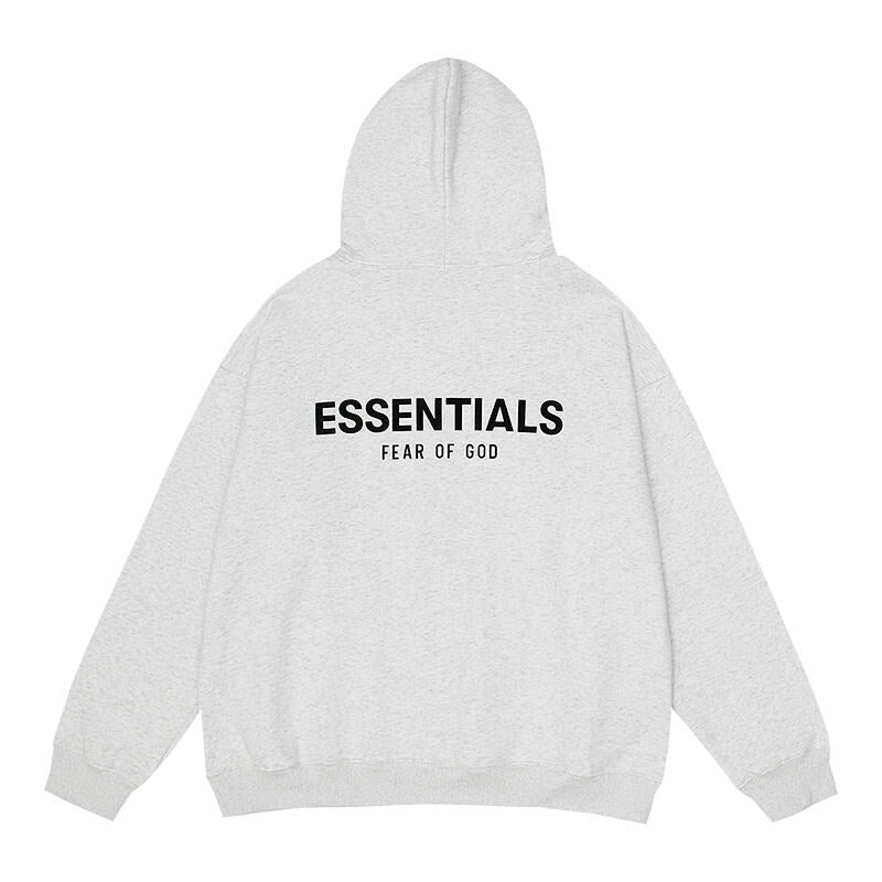 FEAR OF GODS ESSENTIALS SS22 HOODIE LIGHT OATMEAL