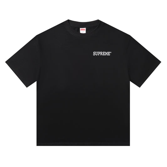 SUPREME PATCHWORK BLACK T-SHIRT