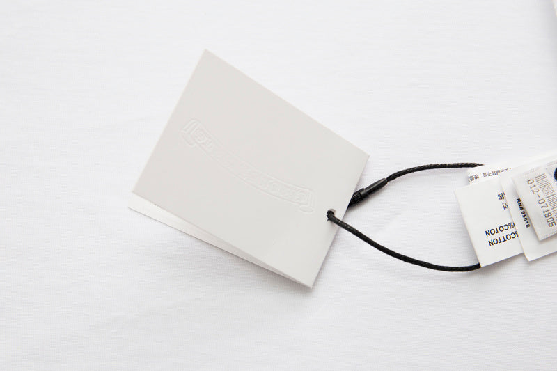 CHROME HEARTS LONG SLEEVE BLUE AND WHITE T-SHIRT