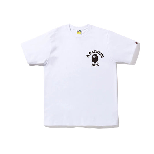 BAPE COLLEGE WHITE T-SHIRT