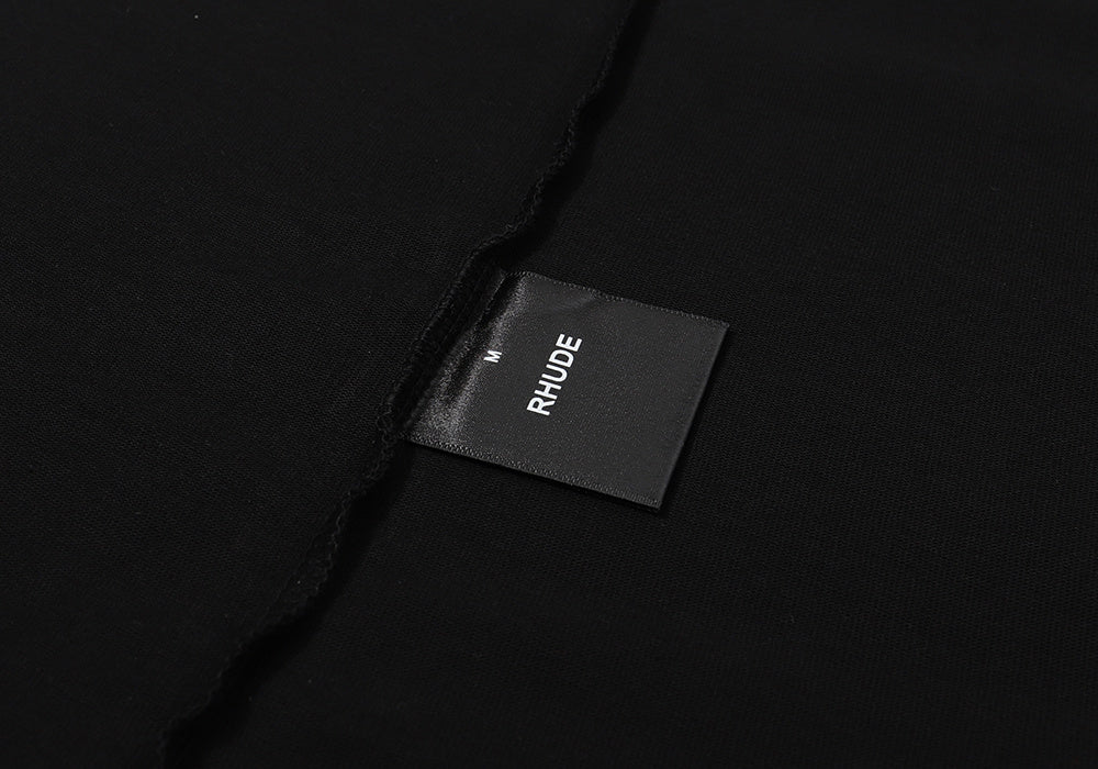 RHUDE MONACO SAILBOAT BLACK T-SHIRT