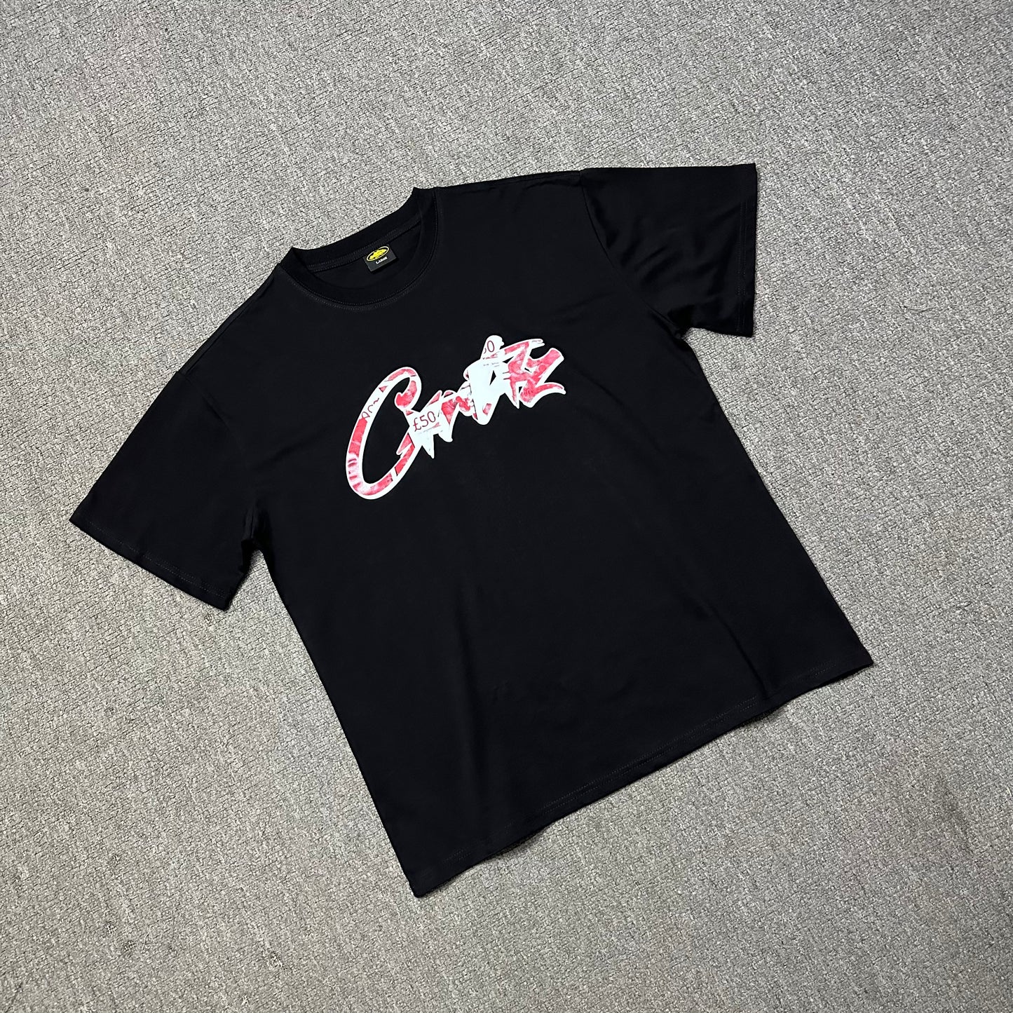 CORTEIZ MONEY ON MY MIND BLACK T-SHIRT