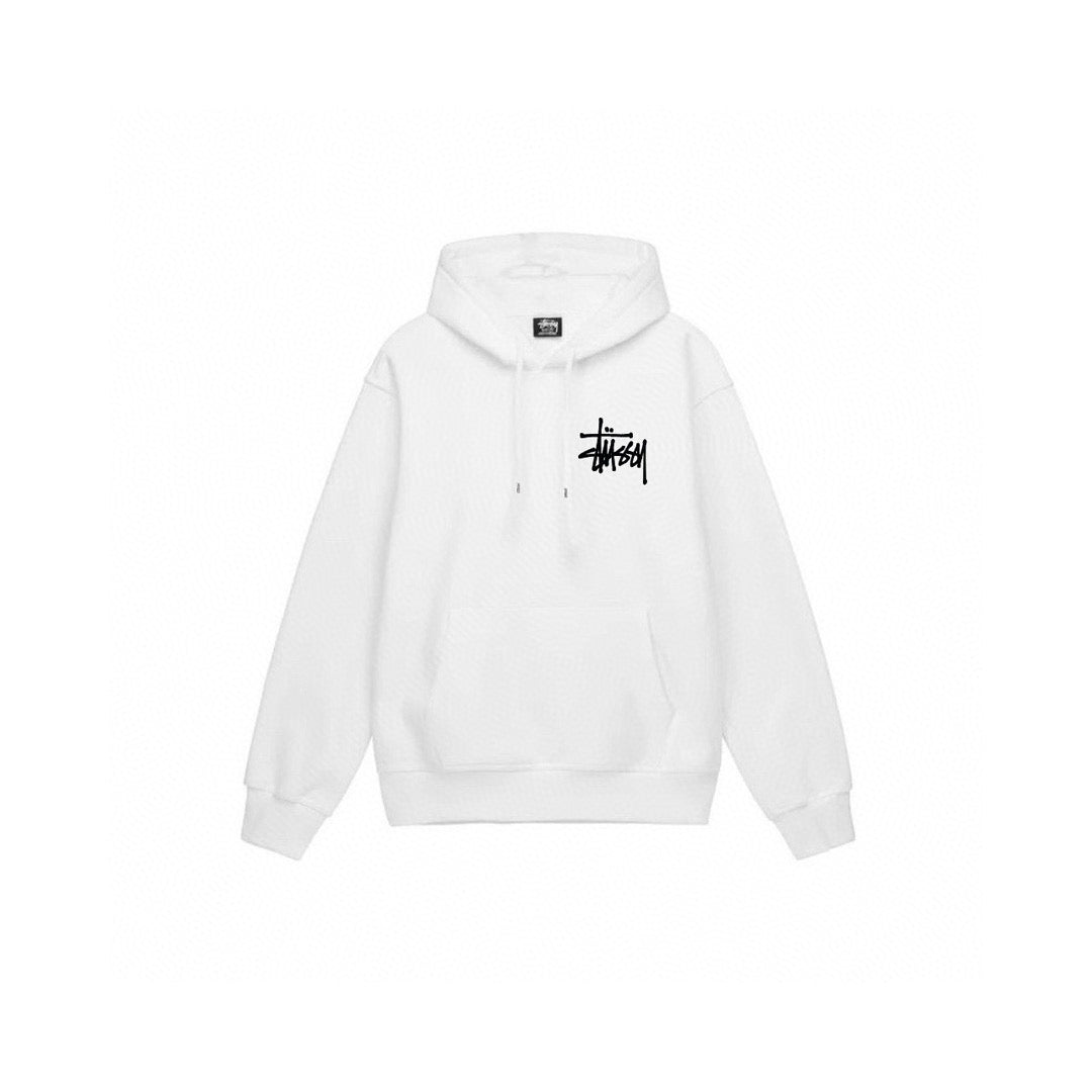 STUSSY CALIFORNIA GROWN WHITE HOODIE