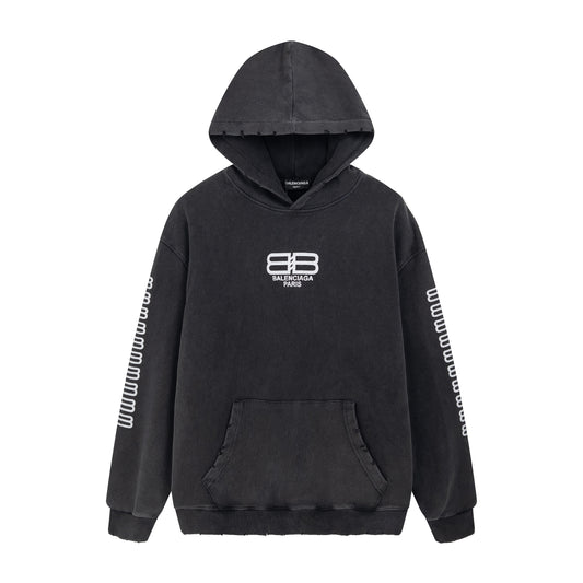 BALENCIAGA WASHED HOODIE BB