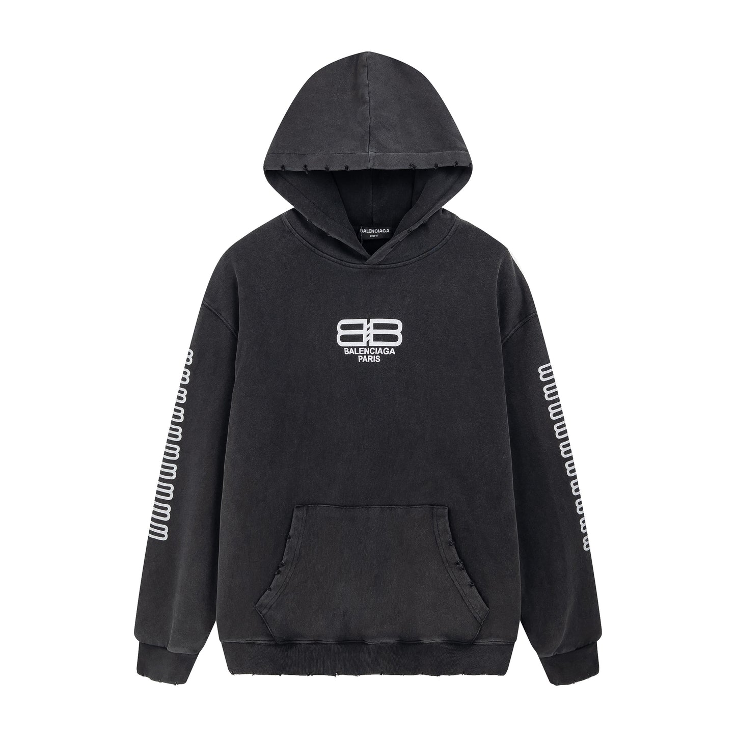 BALENCIAGA WASHED HOODIE BB