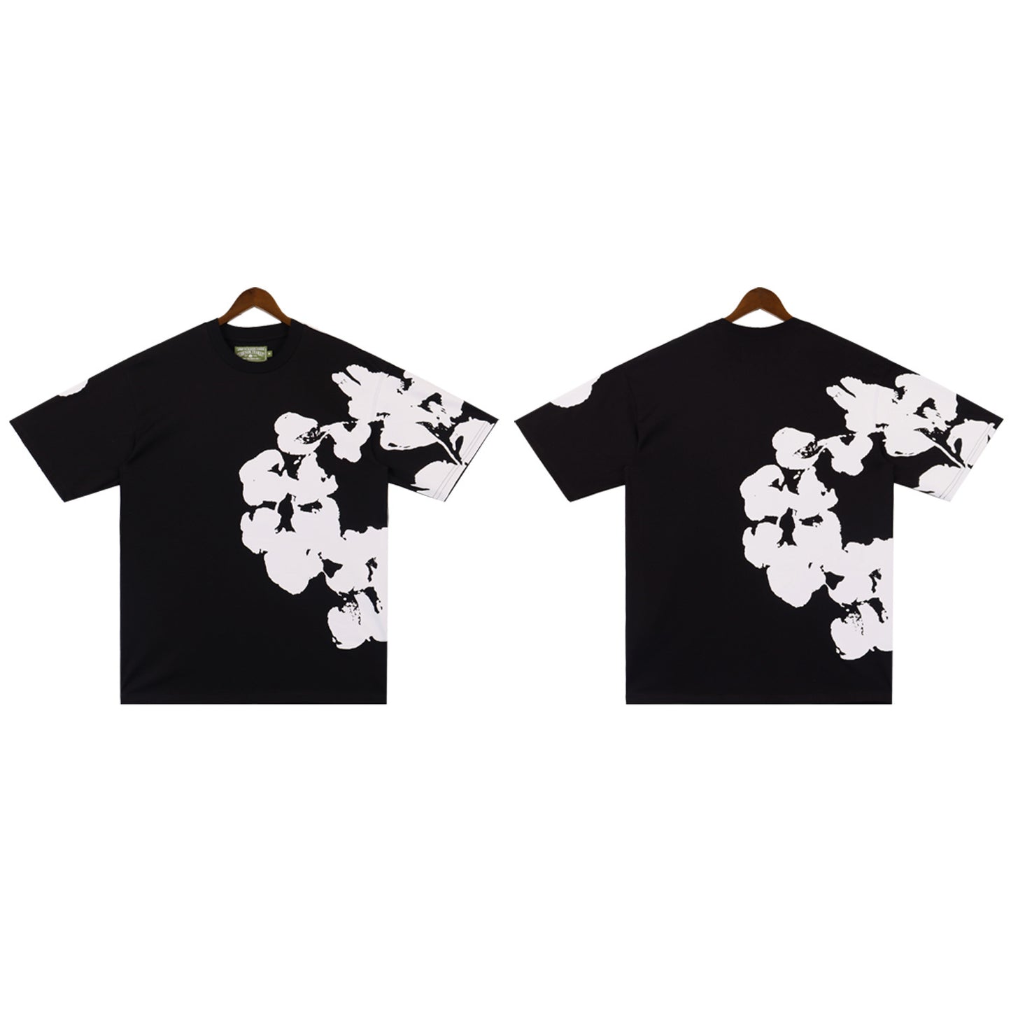 DENIM TEARS BLACK TRACKSUIT BIG COTTON WREATH