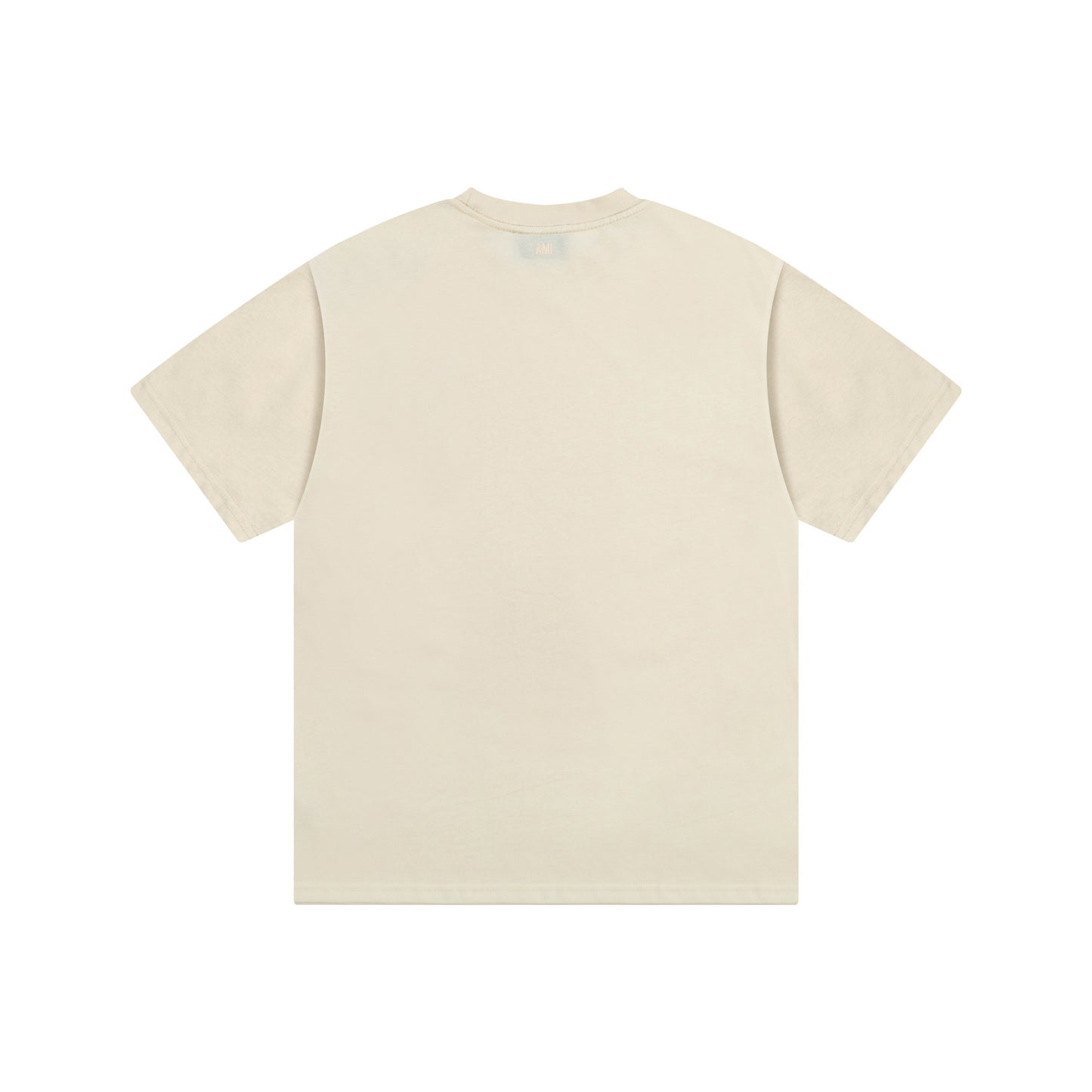AMI PARIS FULL BEIGE T-SHIRT